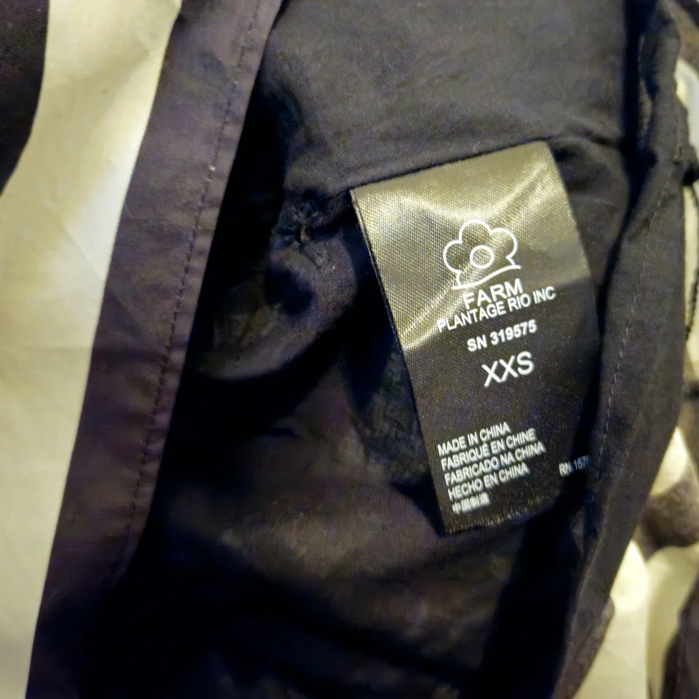 FARM Rio Black and Cream Striped Mini Dress - Picture 6 of 10